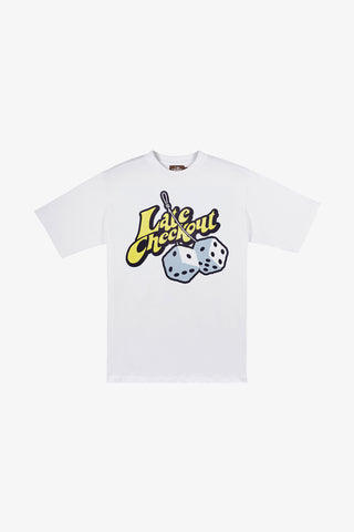White Fluffy Dice Tee
