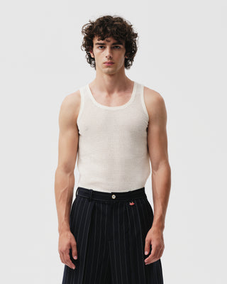 Cream Knitted Singlet