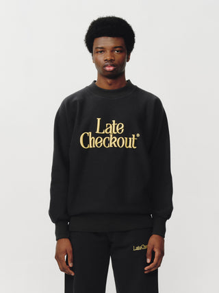 Black/Yellow Crewneck Sweatshirt