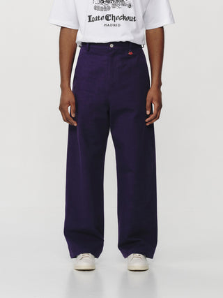 Purple Work Trousers