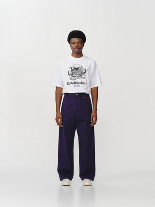 Purple Work Trousers