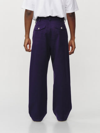 Purple Work Trousers