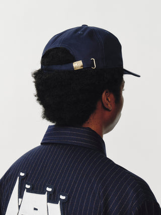 Navy Hotel Logo 6 Panel Cap