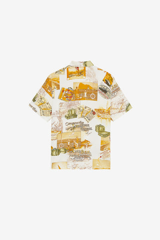 Burberrys “Grand Tour” Travel Print Shirt (Early 1990s)
