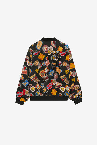 “Grand Tour” Silk Bomber (Early 1990s)