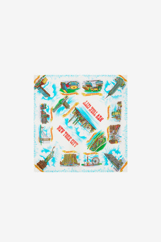 New York City Rayon Souvenir Scarf (1960s)