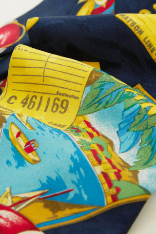 Kenzo “Bon Voyage” Silk Tie (Early 1990s)