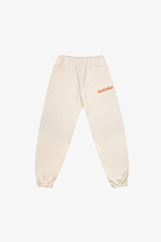 White/Orange Sweatpants