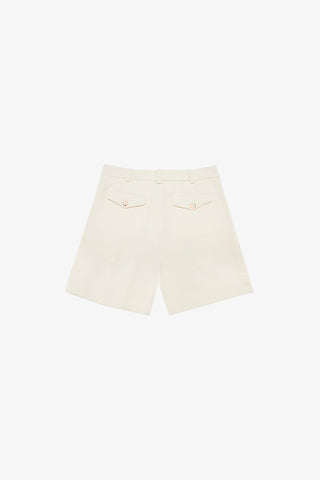 Cream Origami Shorts
