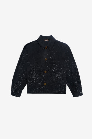 Black Splattered Work Jacket