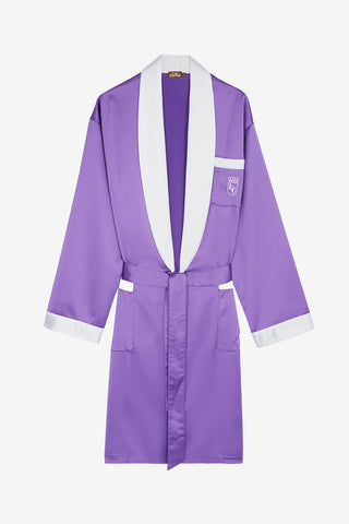 Purple/White Hotel Robe