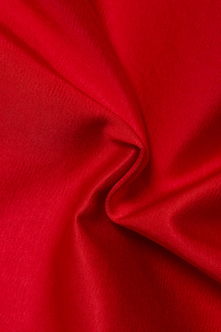 Red Grand Hotel Satin Shorts