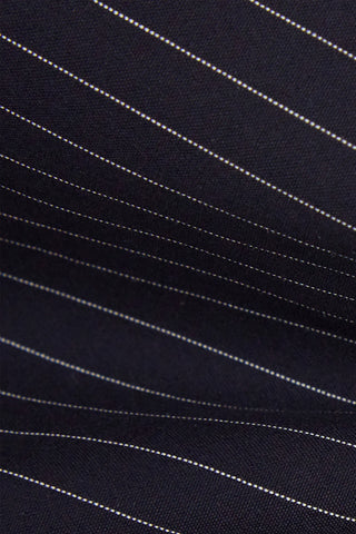 Navy Pinstripe Western Shirt