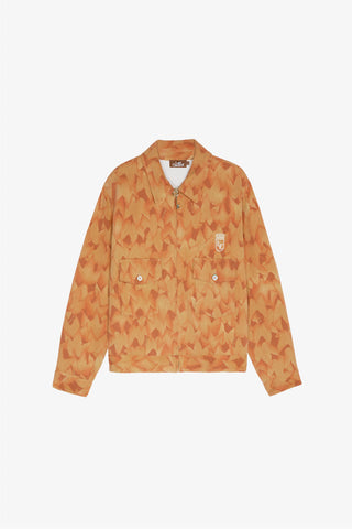 Orange Leaf Camo Work Jacket