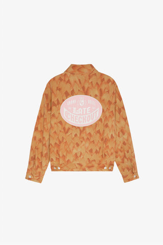 Orange Leaf Camo Work Jacket