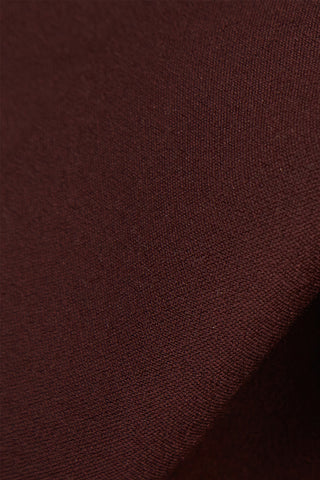 Burgundy Double-Breasted Blazer