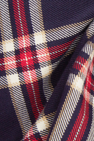 Navy Checkered Blazer