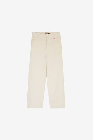 White Corduroy Work Trousers
