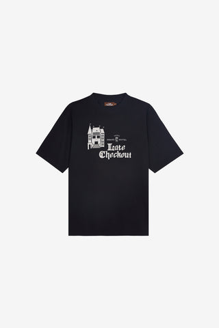 Black Hotel Logo Tee
