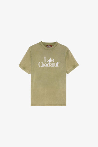 Green Logo Vintage Ringer Tee
