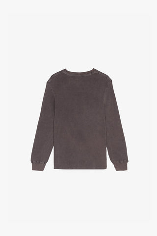 Brown LC Vintage Waffle L/S Tee