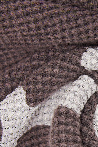 Brown LC Vintage Waffle L/S Tee