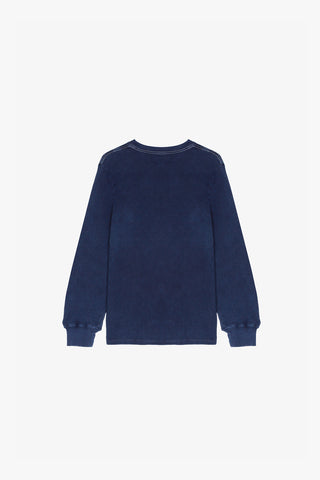 Navy LC Vintage Waffle L/S Tee