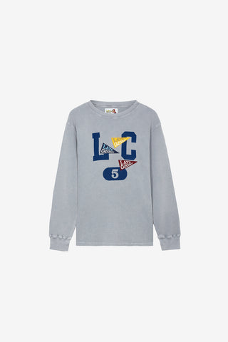 Grey LC 5 Vintage Waffle L/S Tee