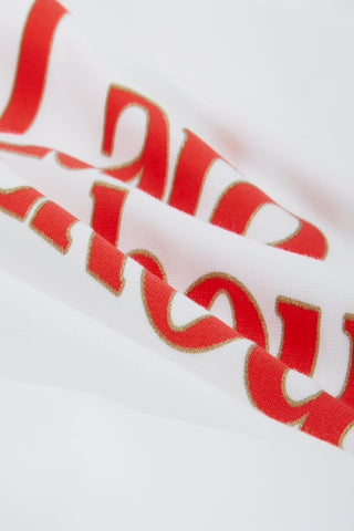 White Logo Anniversary Tee
