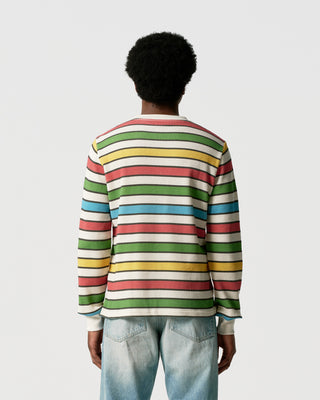 Multicolour Script Waffle L/S Tee