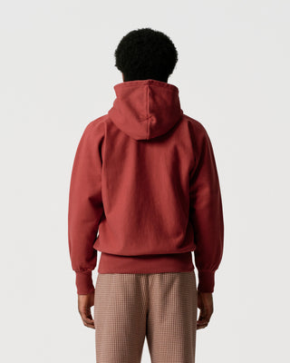 Burgundy Late Zipper Hoodie