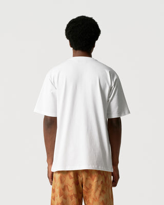 White Pink Logo Tee
