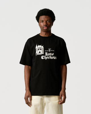 Black Hotel Logo Tee