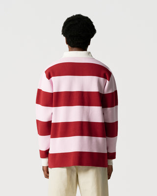 Pink/Burgundy Rugby Polo