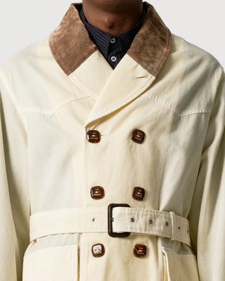 White Waxed Mackinaw Jacket