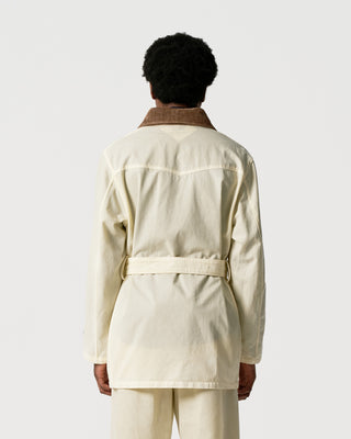 White Waxed Mackinaw Jacket