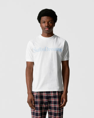 White Suite Dreams Vintage Ringer Tee