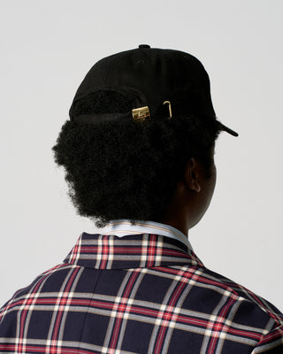 Black Hotel Logo 5 Panel Cap