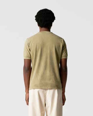 Green Logo Vintage Ringer Tee