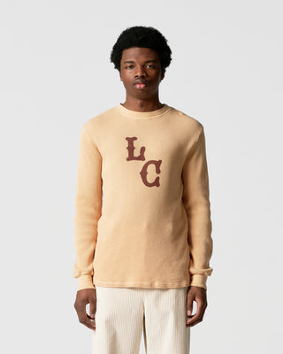 Yellow LC Vintage Waffle L/S Tee