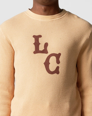 Yellow LC Vintage Waffle L/S Tee