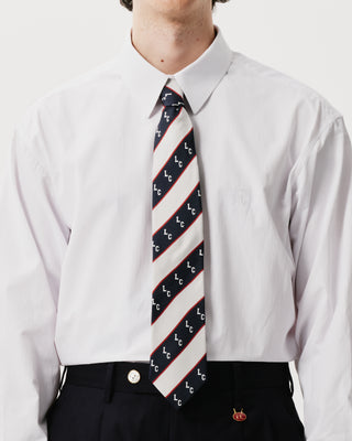 Navy/Grey LC College Tie