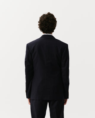 Navy Double-Breasted Blazer