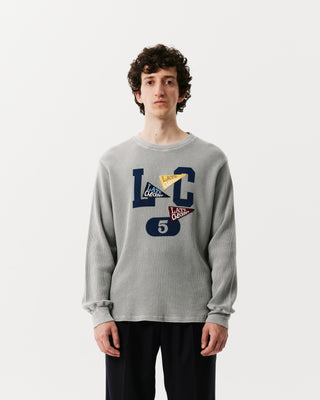 Grey LC 5 Vintage Waffle L/S Tee