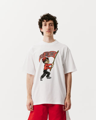 White Mascot Tee
