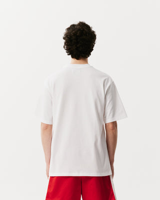 White Mascot Tee