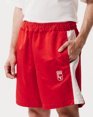 Red 5th Anniversary Satin Shorts