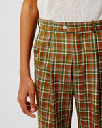 Load image into Gallery viewer, Green Checkered Trousers
