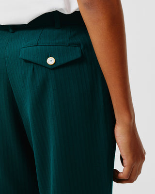 Emerald Jacquard Trousers