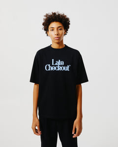 Black Sky Blue Logo Tee